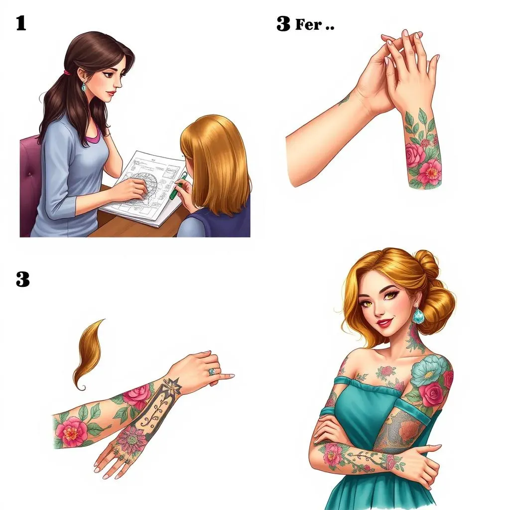 The Process, Aftercare, and Considerations for Wrist Sleeve Tattoos for Women