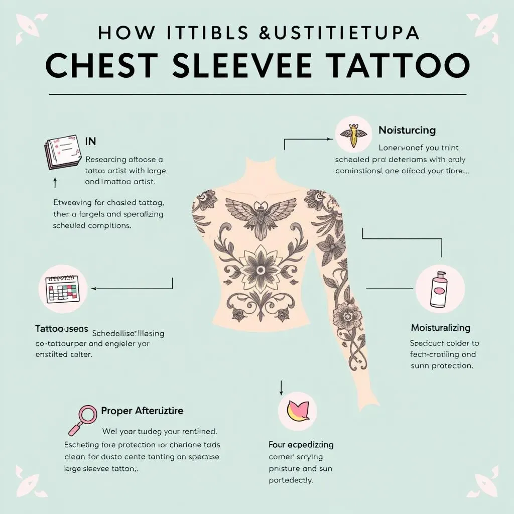 The Process: Choosing an Artist and Aftercare for Chest Sleeve Tattoos for Women