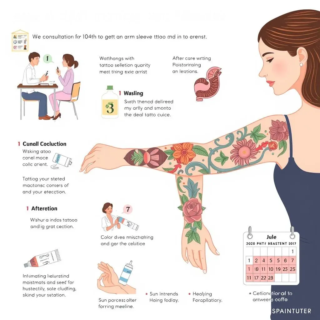 The Process: From Consultation to Aftercare for Arm Sleeve Tattoos for Women