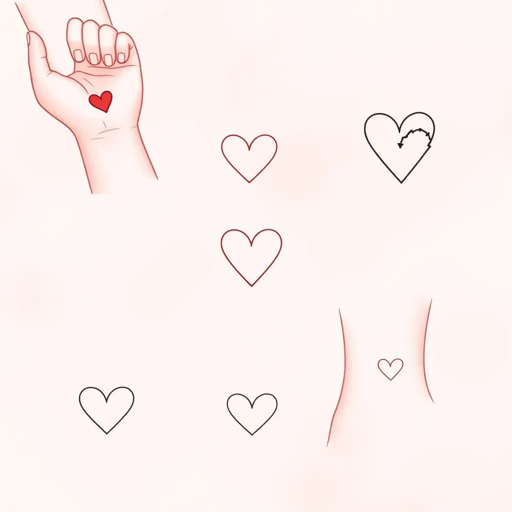 The Symbolism and Meaning Behind Minimalist Heart Tattoos