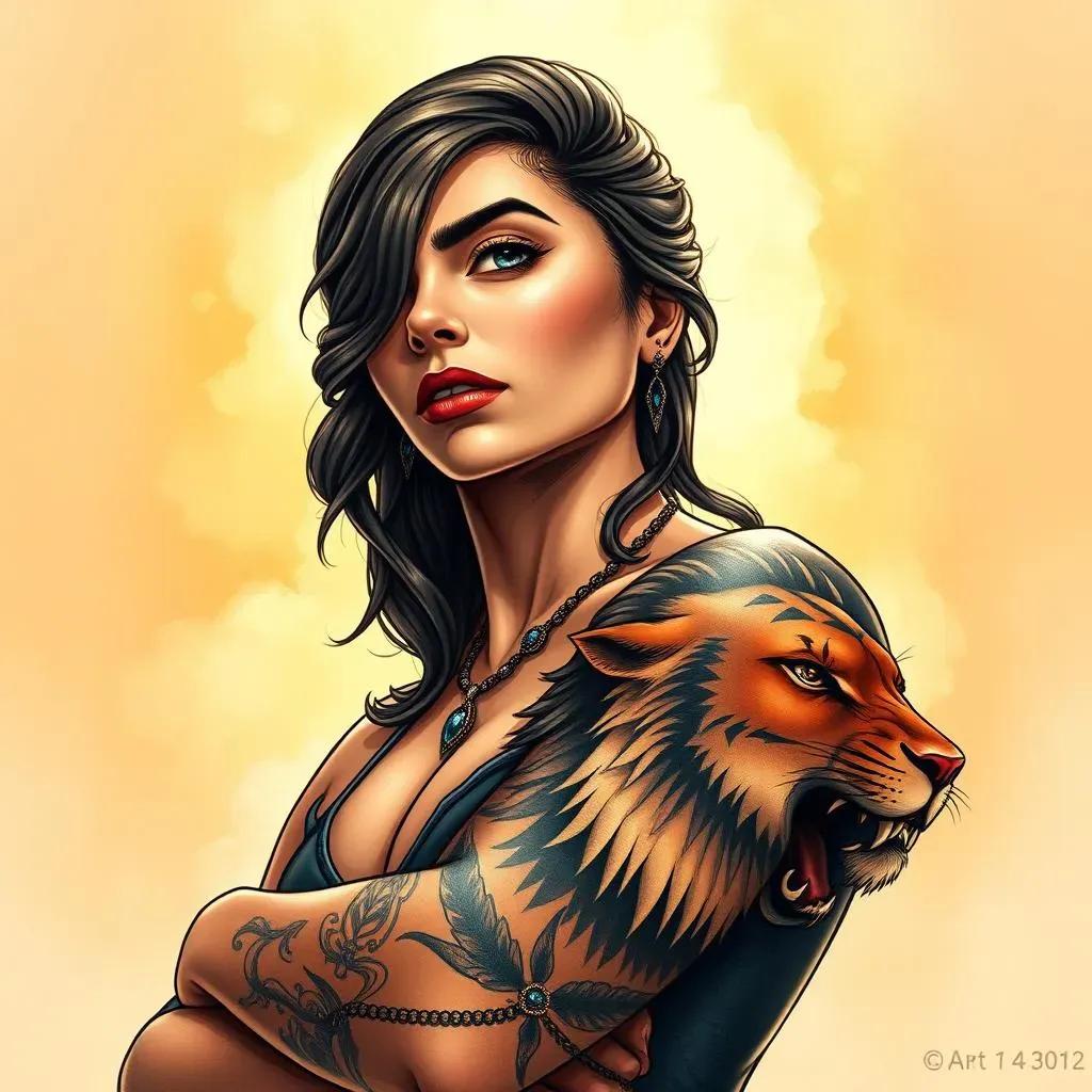 The Symbolism of Lion Tattoos for Women