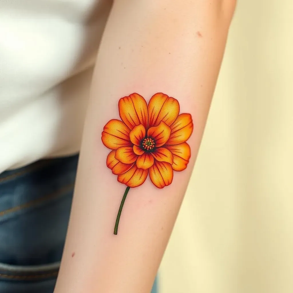 The Symbolism of Marigold Tattoos for Women