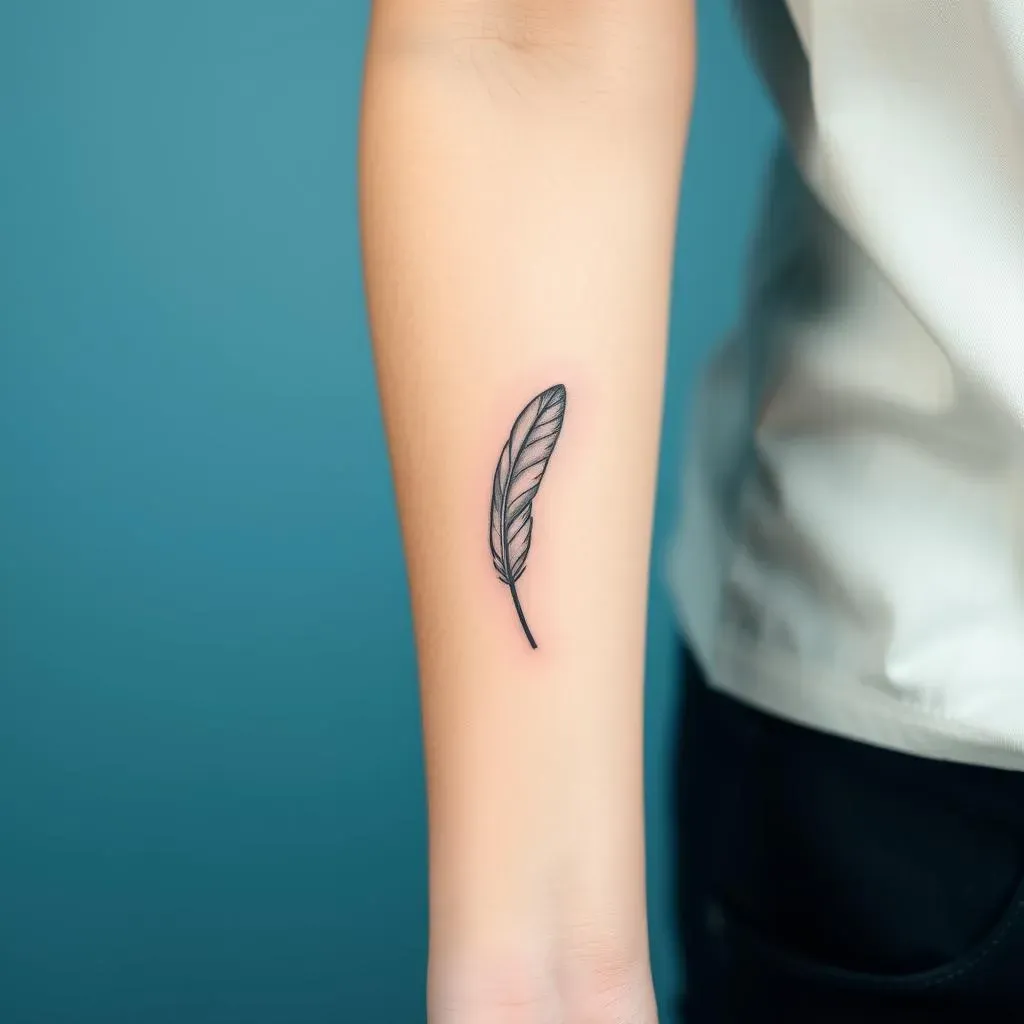 The Symbolism of Minimalist Feather Tattoos for Women