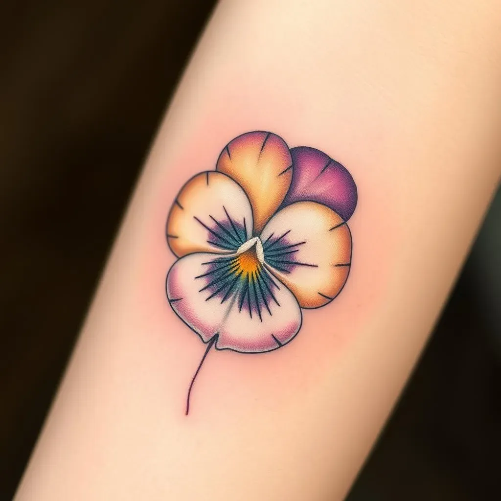 The Symbolism of Pansy Tattoos for Women