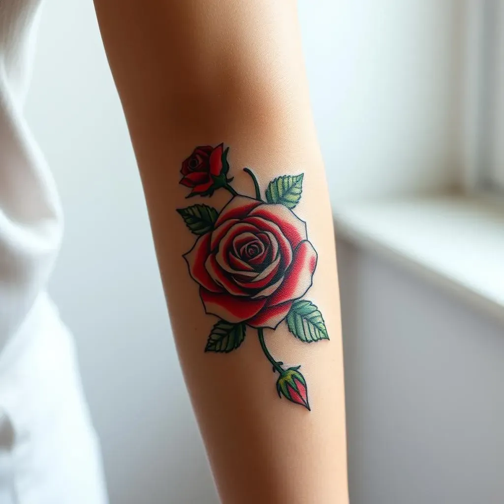 The Timeless Appeal of Rose Sleeve Tattoos