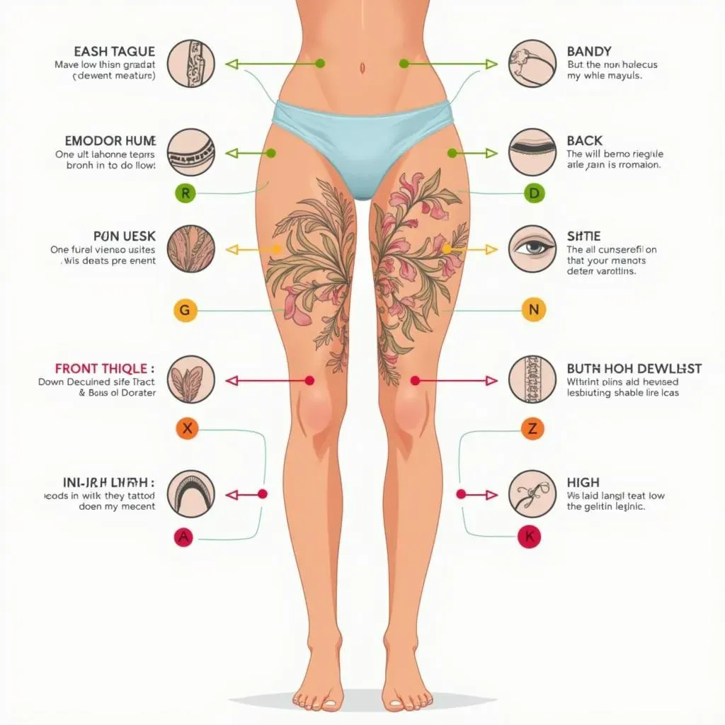 Thigh Tattoo Placement and Pain Considerations