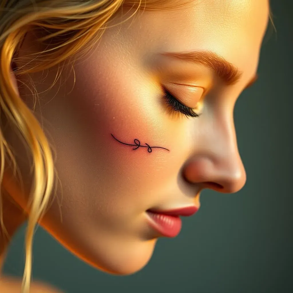 Tiny Tattoos: Subtle Statements on Your Face