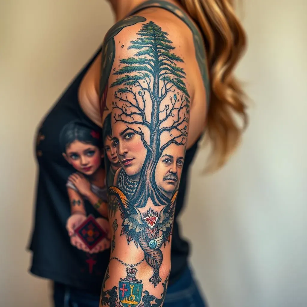 Top Family Sleeve Tattoo Ideas for Females: From Portraits to Symbolic Imagery