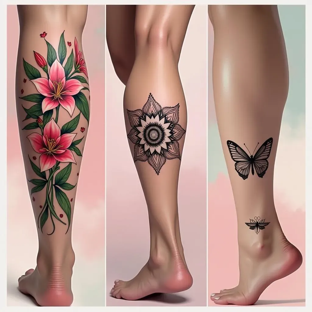 Top Female Leg Tattoo Designs: Styles and Placements