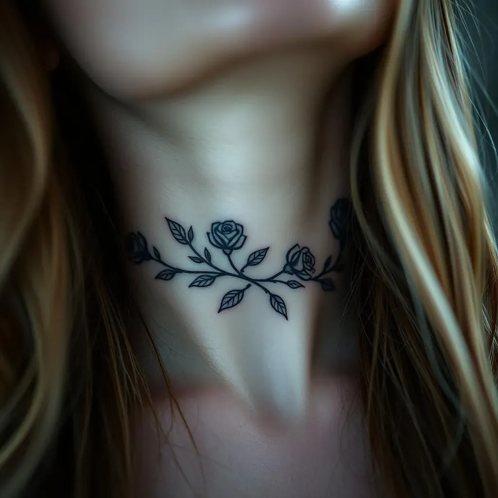Top Female Throat Tattoo Ideas: Designs and Their Meanings