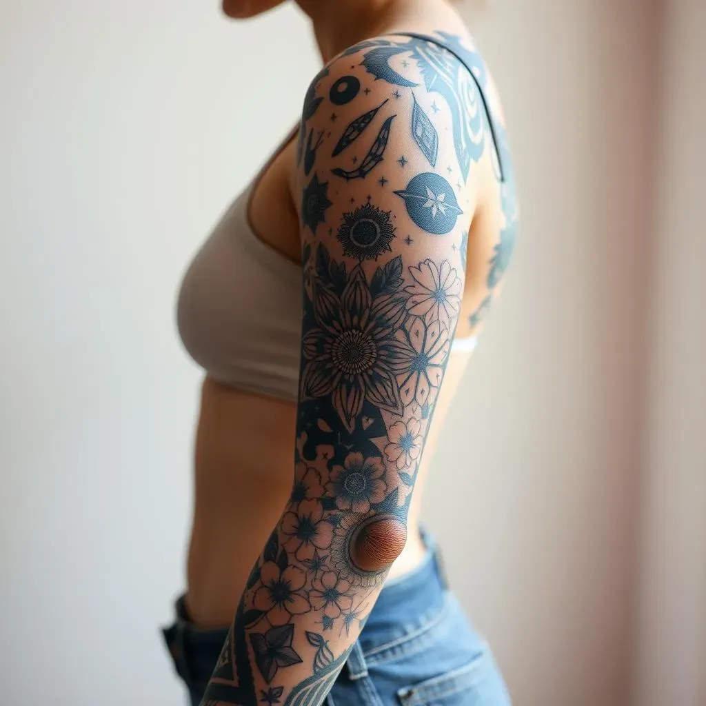 Top Tattoo Sleeve Filler Ideas for Women: From Flowers to Fractals