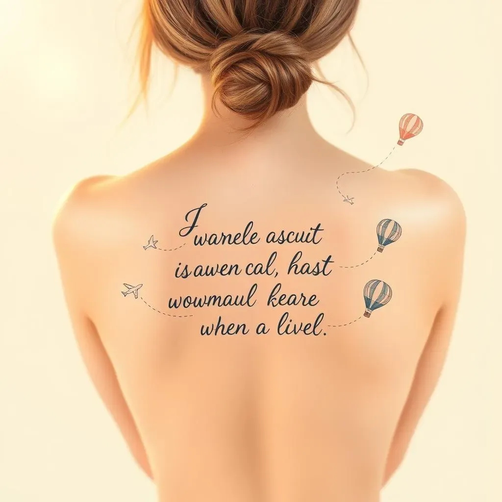 Amazing Travel Quote Tattoos for Women