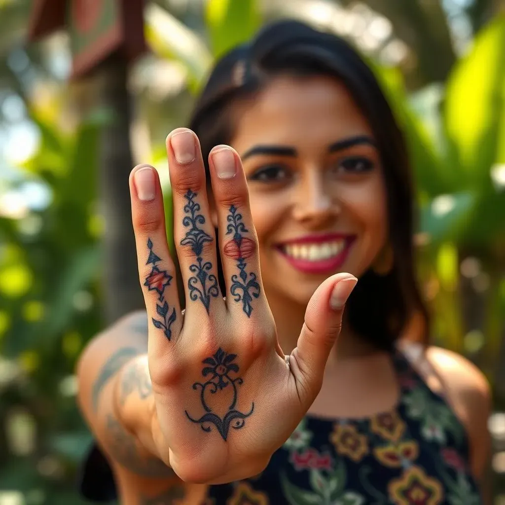 Ultimate Tribal Finger Tattoos for Women