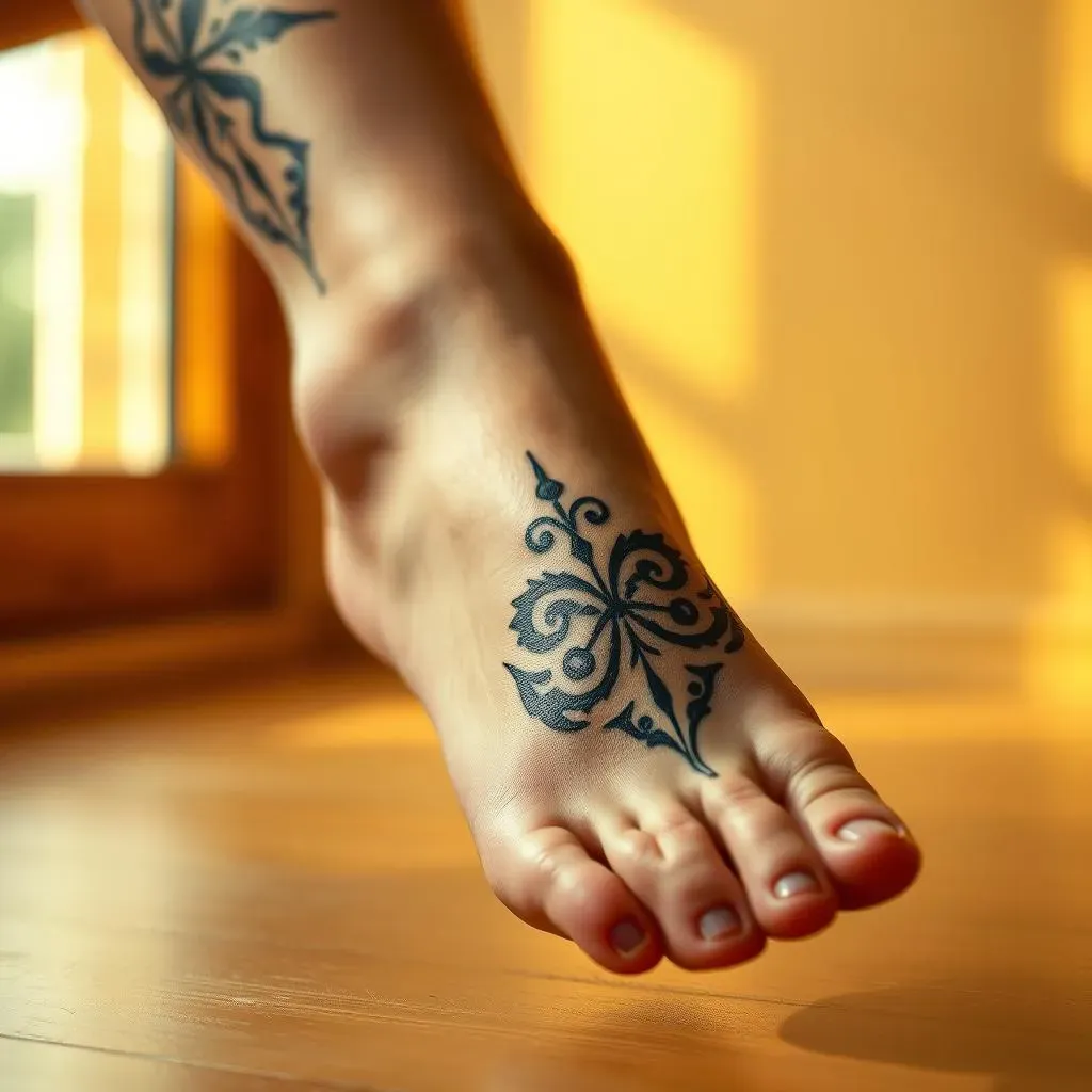 Awesome Tribal Foot Tattoos for Women