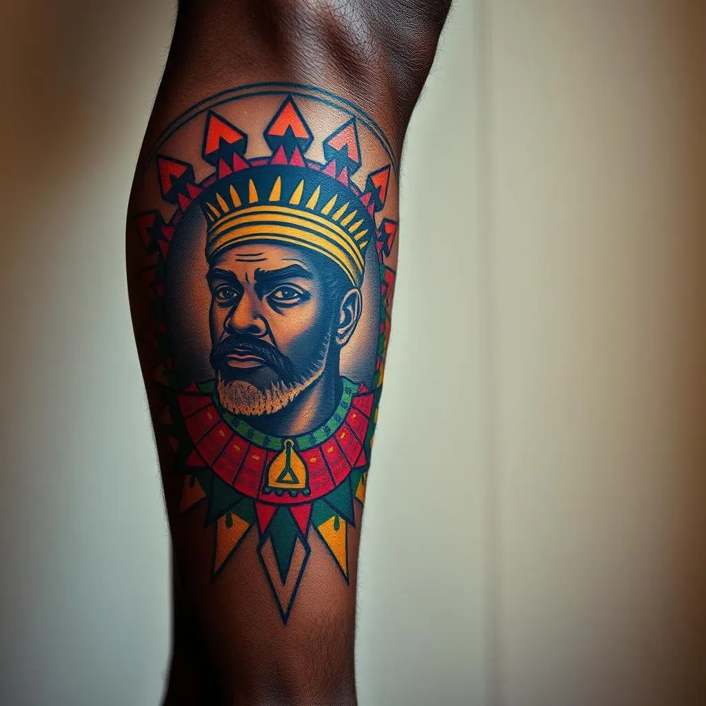 Unique Leg Tattoo Ideas for Black Men: Inspiration Gallery