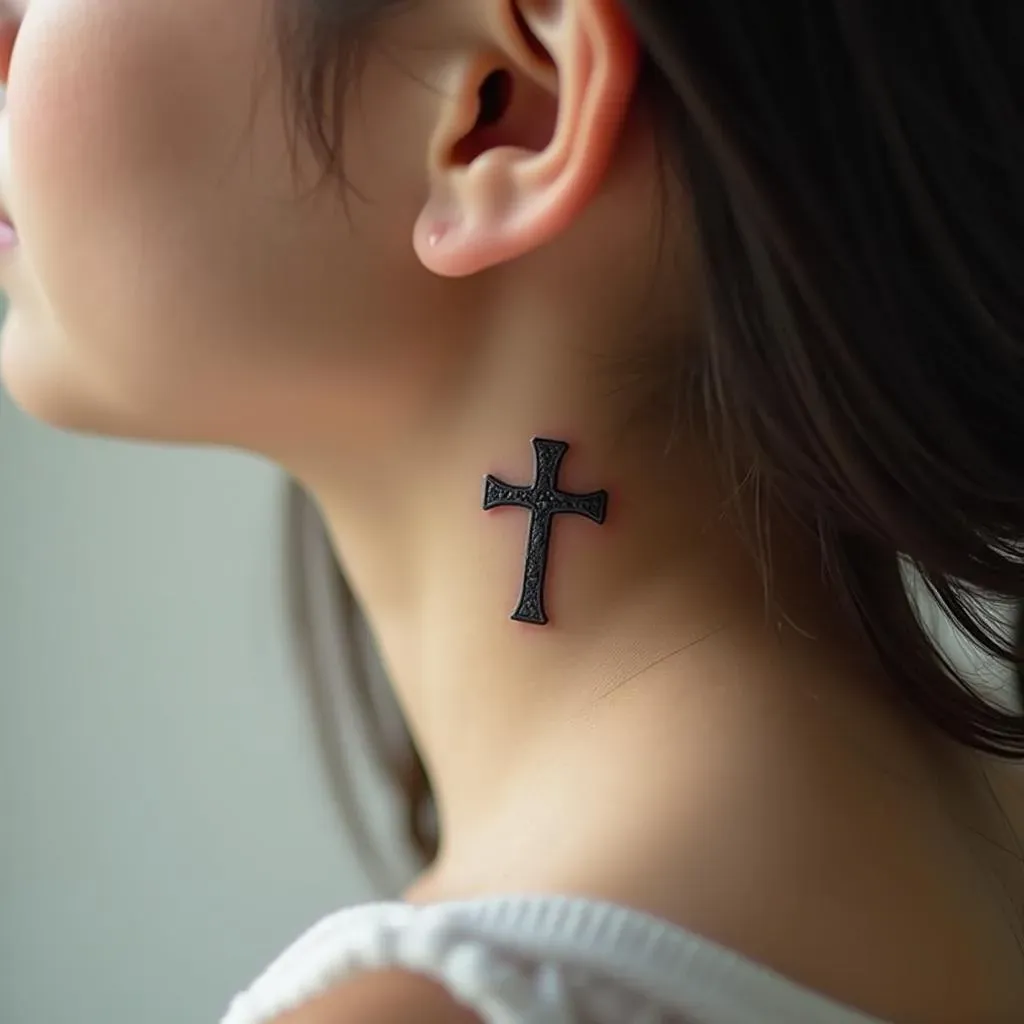Unique Placement Ideas for Your Small Cross Tattoo