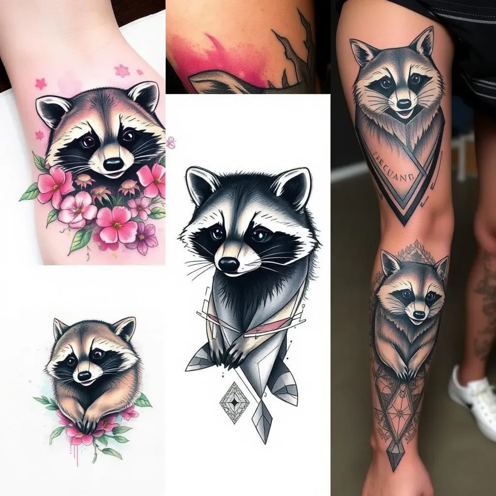 Unique Raccoon Tattoo Designs for Women: From Cute to Edgy