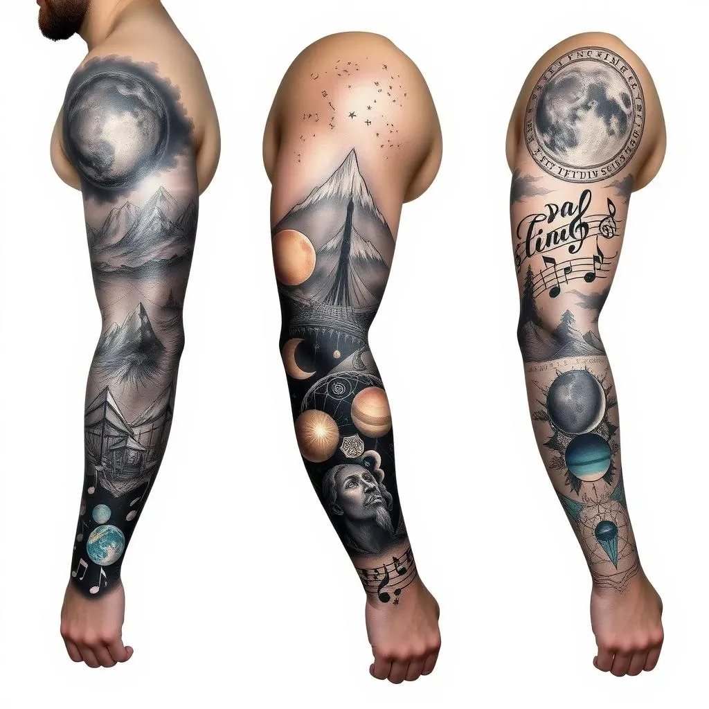 Unique Sleeve Tattoo Concepts for Dads