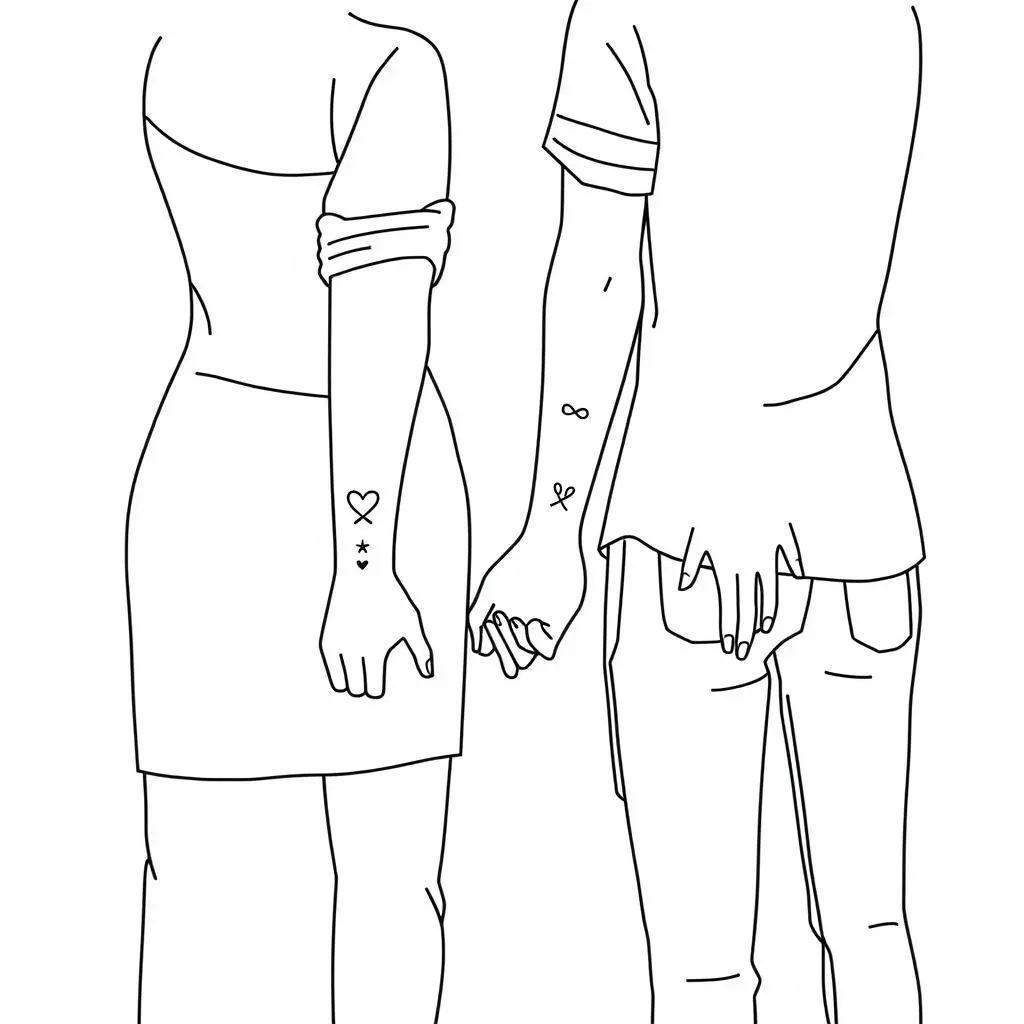 Unique Small Tattoo Placement Ideas for Husband and Wife