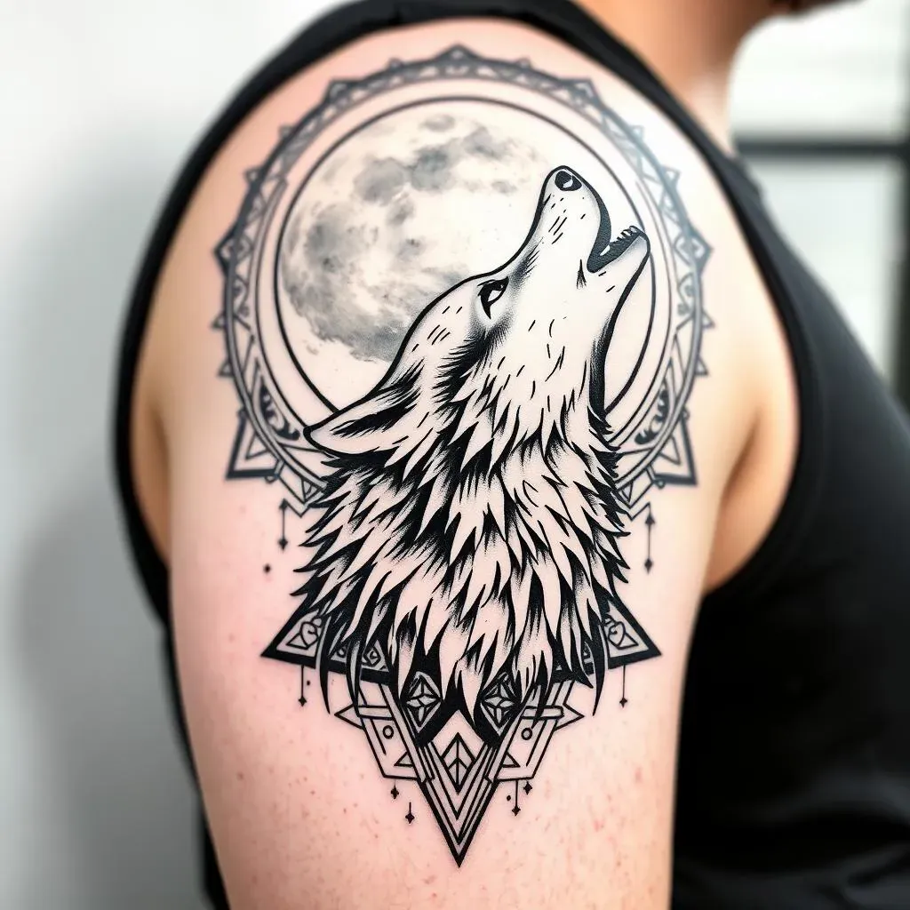 Ultimate Upper Arm Wolf Tattoo Ideas: Find Your Wild Design