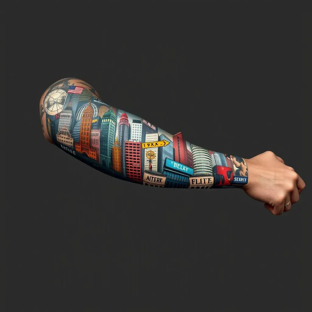 Urban Tattoo Sleeve Inspiration: From Concept to Reality