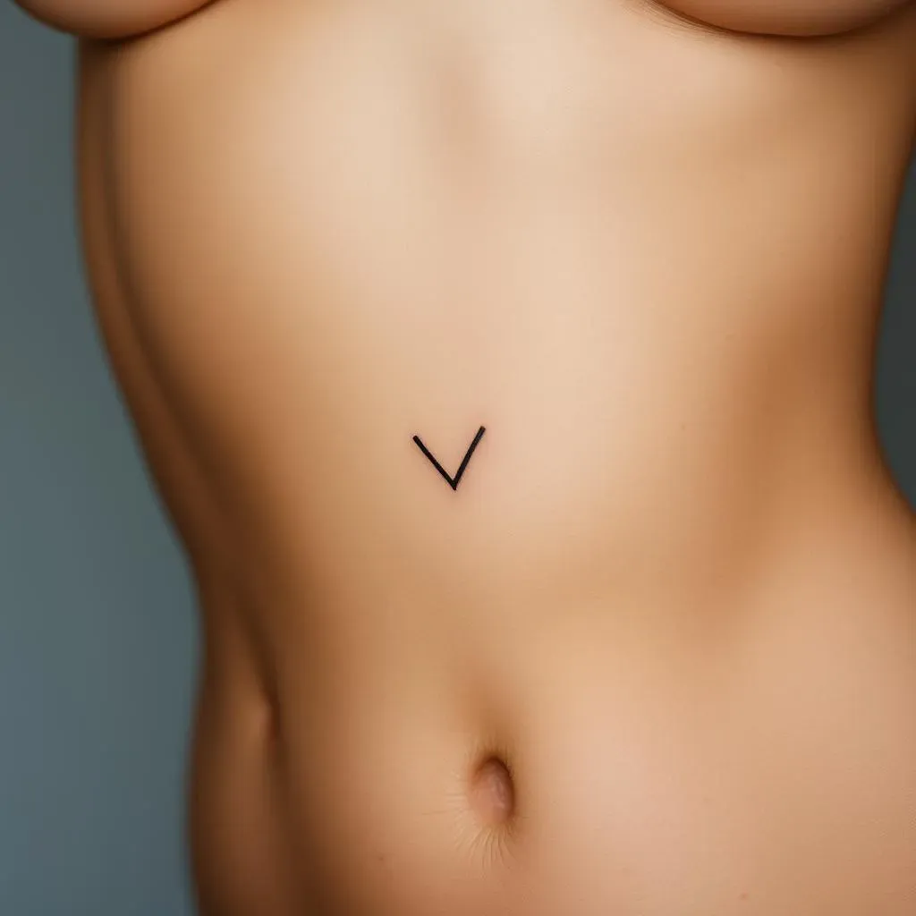 V Line Tattoo Female: Discover Stunning and Sensational Designs