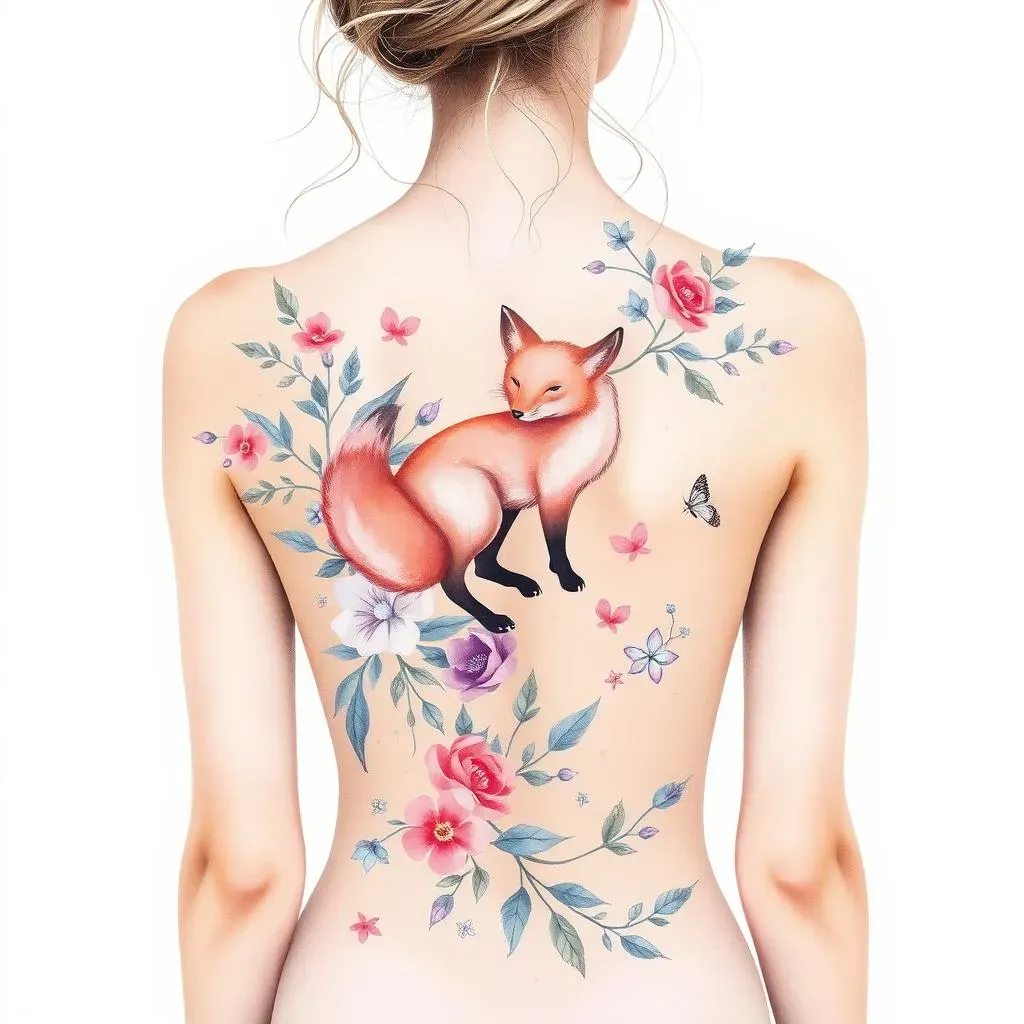 Amazing Watercolor Animal Tattoos for Women