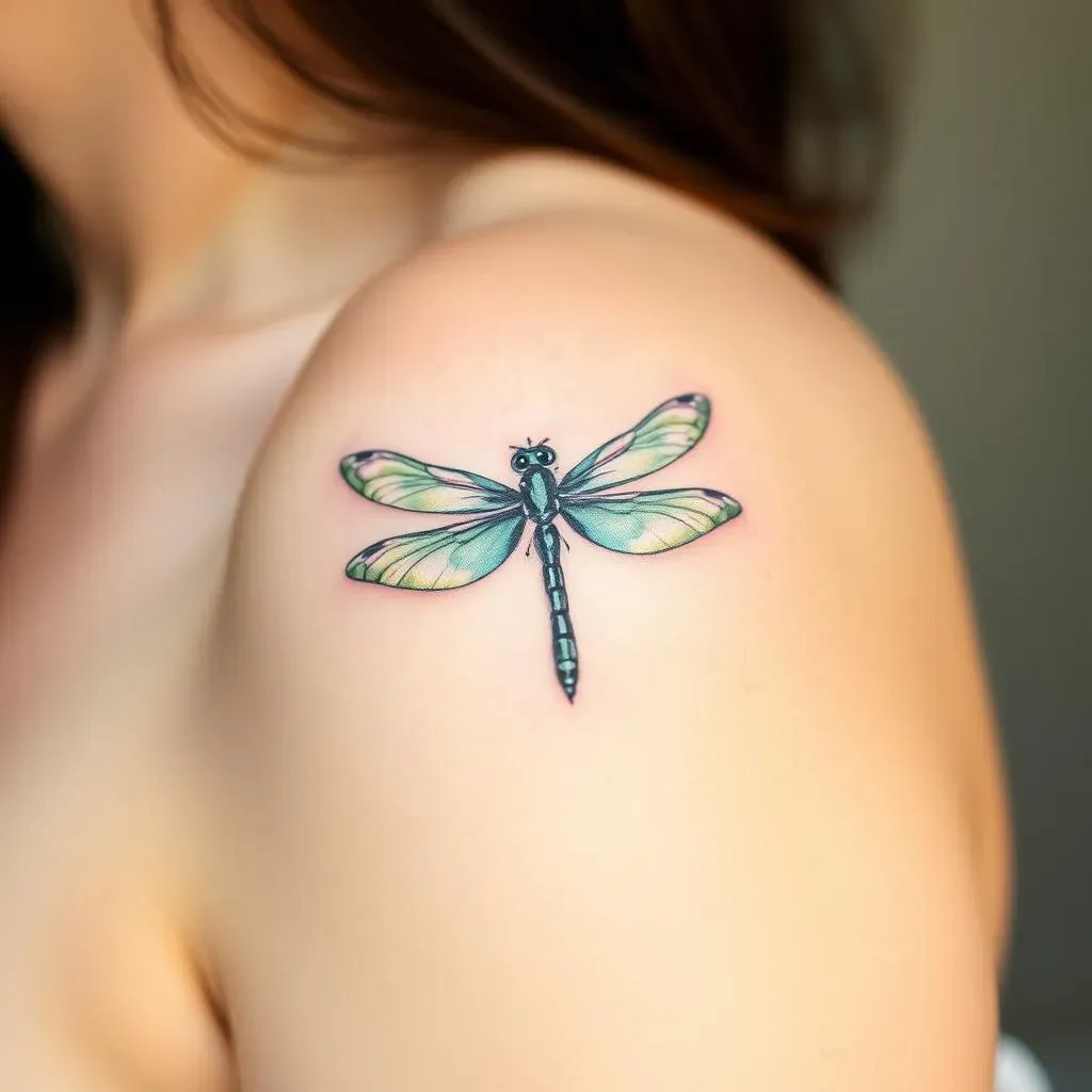 Ultimate Watercolor Dragonfly Tattoos for Women