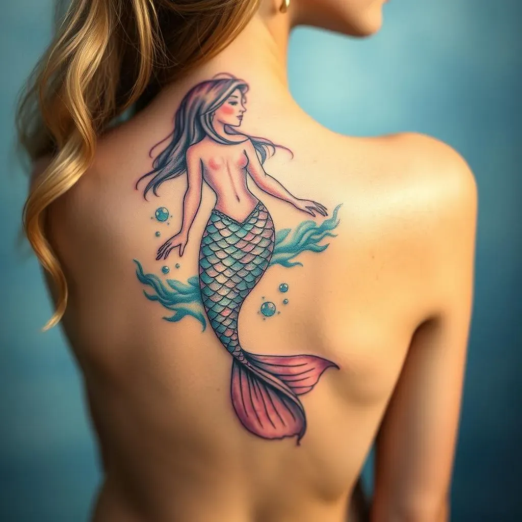 Ultimate Watercolor Mermaid Tattoos for Women