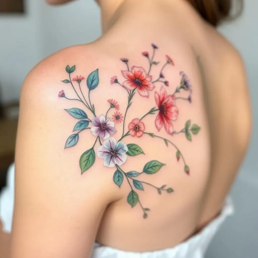 Amazing Watercolor Nature Tattoos for Women