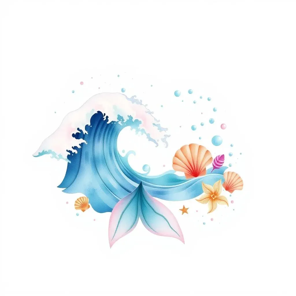 Ultimate Watercolor Ocean Tattoos for Women