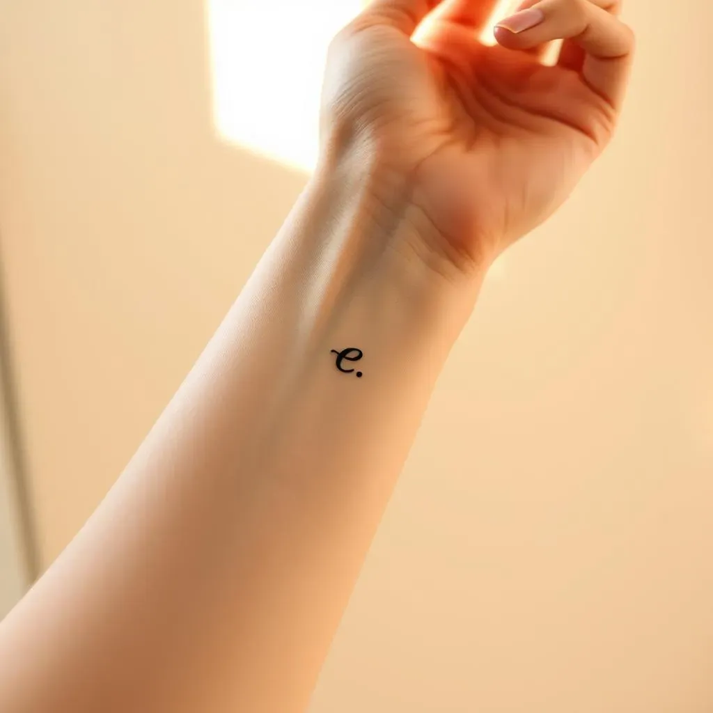 Why Choose a Small E Tattoo?