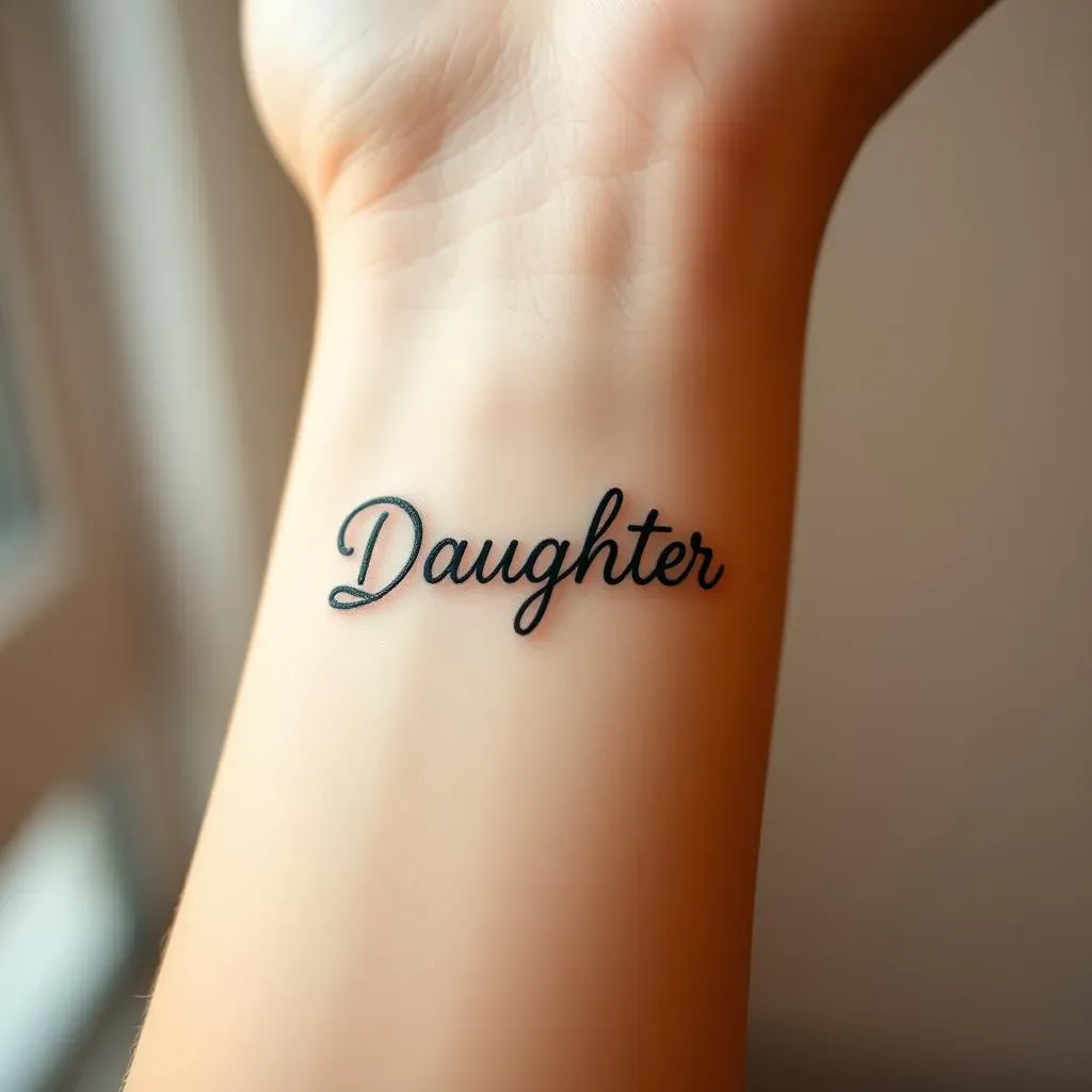 Why Choose a Small Tattoo for Your Daughter's Name?