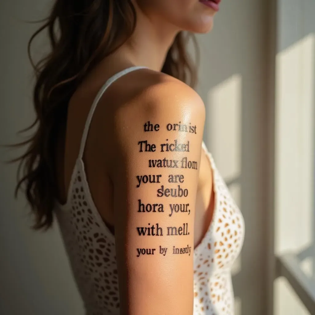 Why Choose Arm Tattoos for Women Quotes?