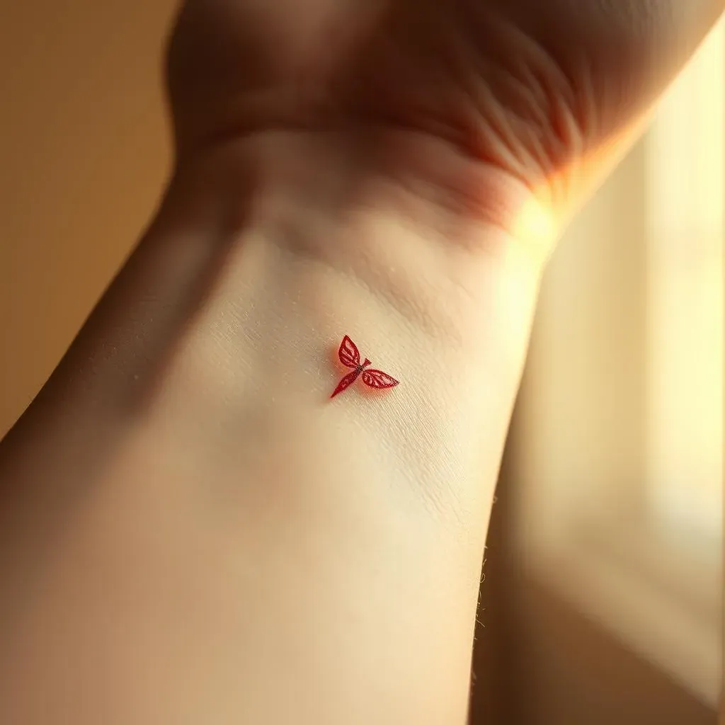 Why Choose Red Ink for Your Small Tattoo?