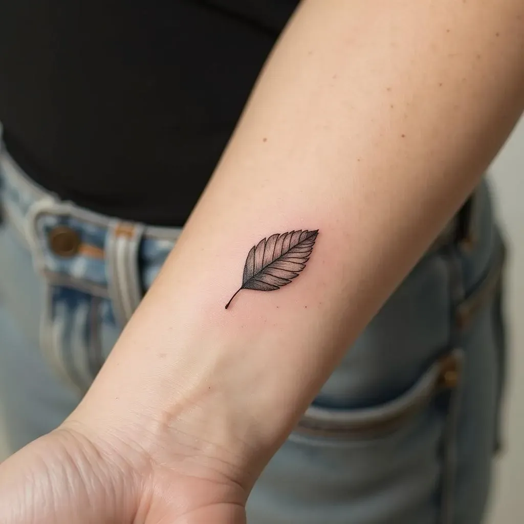Why Small Leaf Tattoos Are a Great Choice