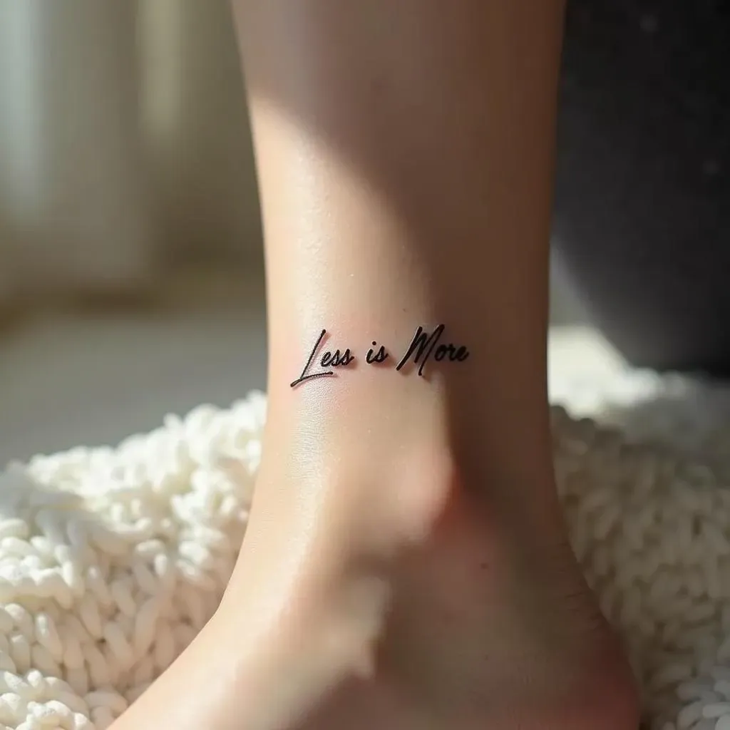 Why Small Quote Tattoos? A Powerful Statement