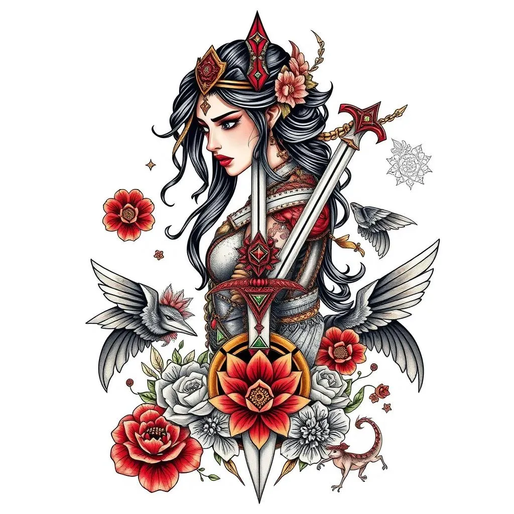 Absolute Woman Warrior Tattoo Ideas: Unleash Your Inner Strength