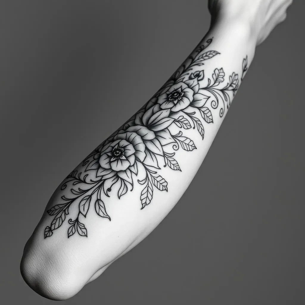 Stunning Womens Sleeve Tattoo Ideas Black and White: Find Yours!